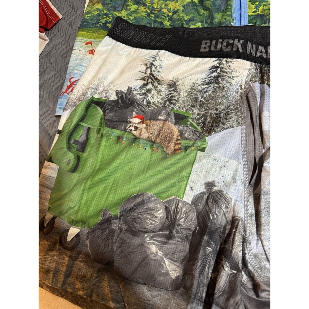 Duluth Boxers Size 4X Buck Smooth 3 Pair New Raccoon, Ski, Wolf - Picture 4 of 16